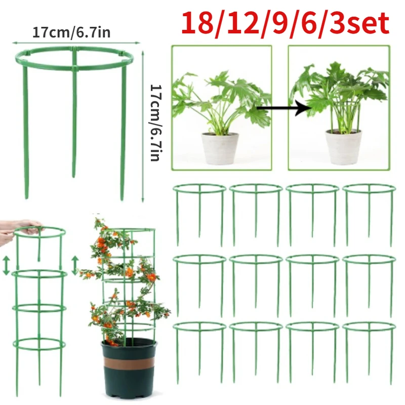 Florist Supp - Klatki dla pomidorów Krata Plastikowa kolumna